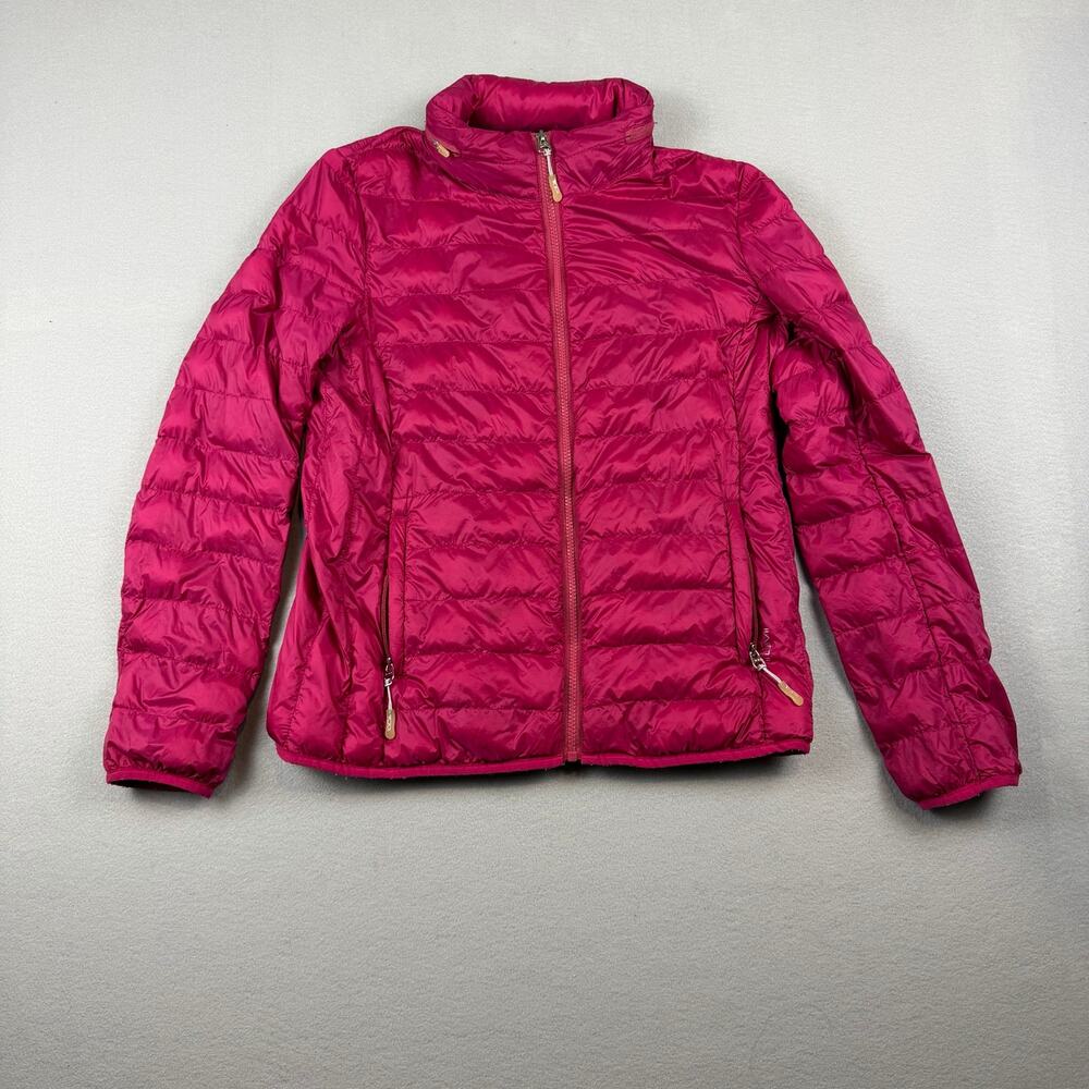 TUMI PAX 90% Down Packable Puffer Jacket Magenta M